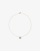 0.35 Carat TW Diamond Swirl Everlight Pendant Necklace in 10kt Yellow Gold