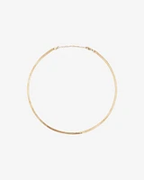 50cm (20") 3.5mm Width Herringbone Necklace in 10kt Yellow Gold
