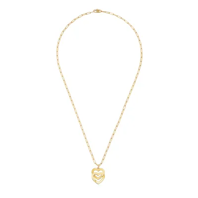 Double Cœurs R15 pendant