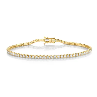 Diamond Full Single Line Bangle