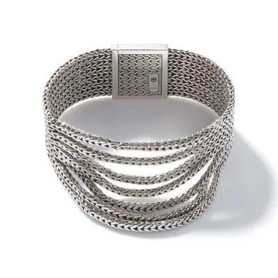 Rata Chain Multi Row Bracelet Size