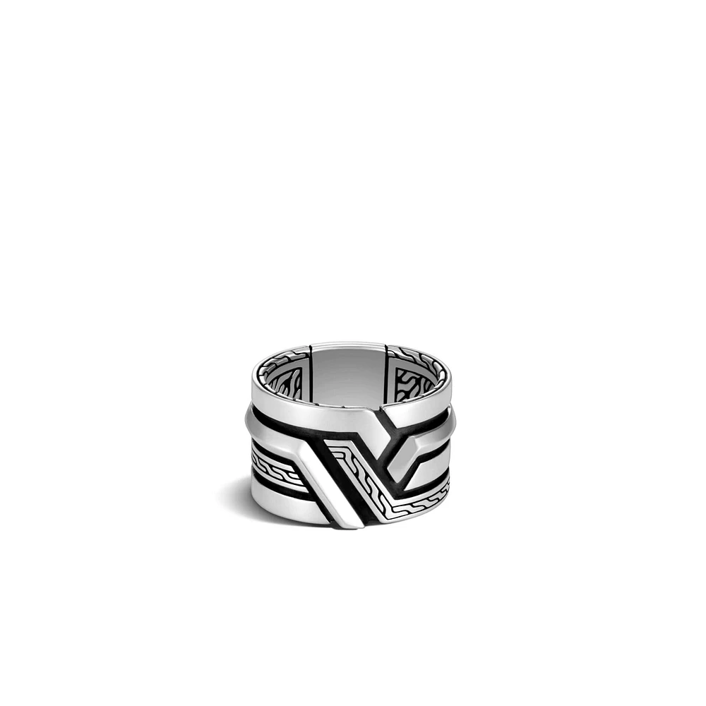 Carved Chain Band Ring