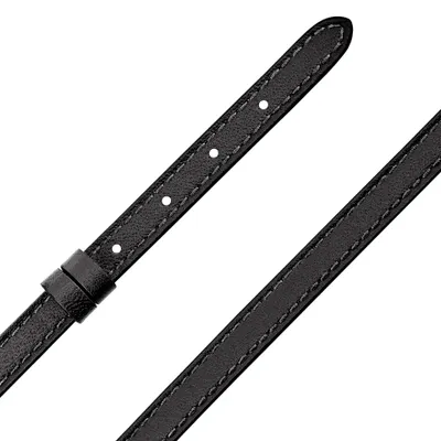 My Move Black Leather Bracelet