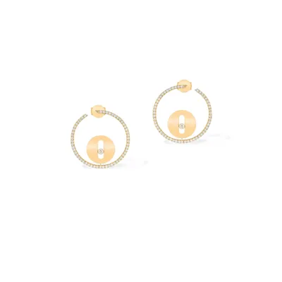 Lucky Move Hoop Earrings