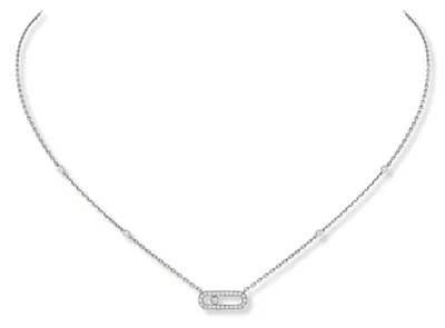 Move Uno Pave Necklace