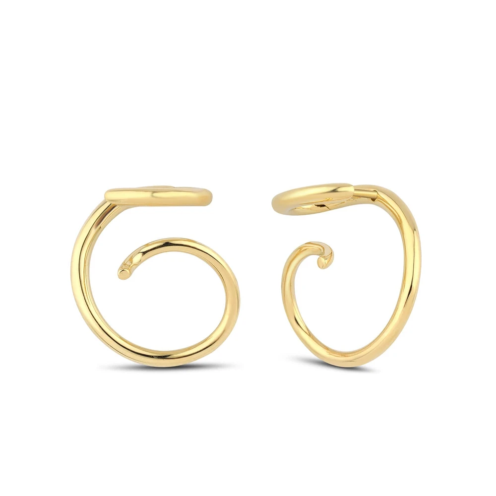 Kloto Coil Earring in 18K Yellow Gold