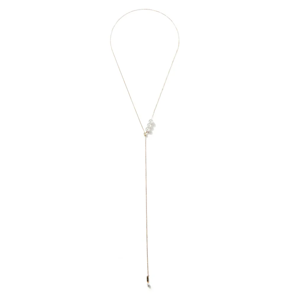 Three Pearl Lariat