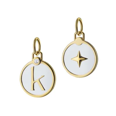 Initials X Color Mini K Charm