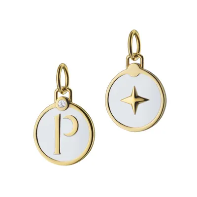 Initials X Color Mini P Charm