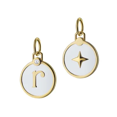 Initials X Color Mini R Charm