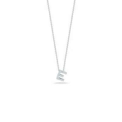 Tiny Treasures Love Letter E Necklace Length 16"" adjustable to 18""