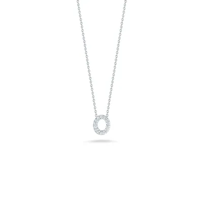 Tiny Treasures Love Letter O Necklace Length 16"" adjustable to 18""