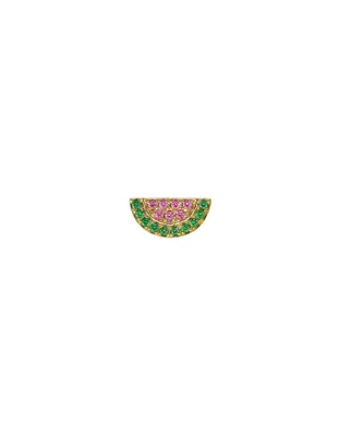 Stud Club Tsavorite & Pink Sapphire Single Stud