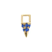 Earwishes Blue Sapphire Cone Charm