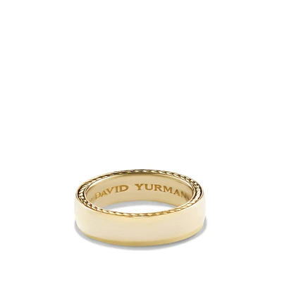 Streamline Band Ring in 18K Yellow Gold
