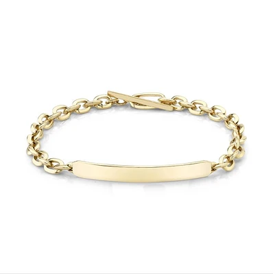 Knife Edge Petite ID BraceletPetite ID Bracelet, Size 6.5