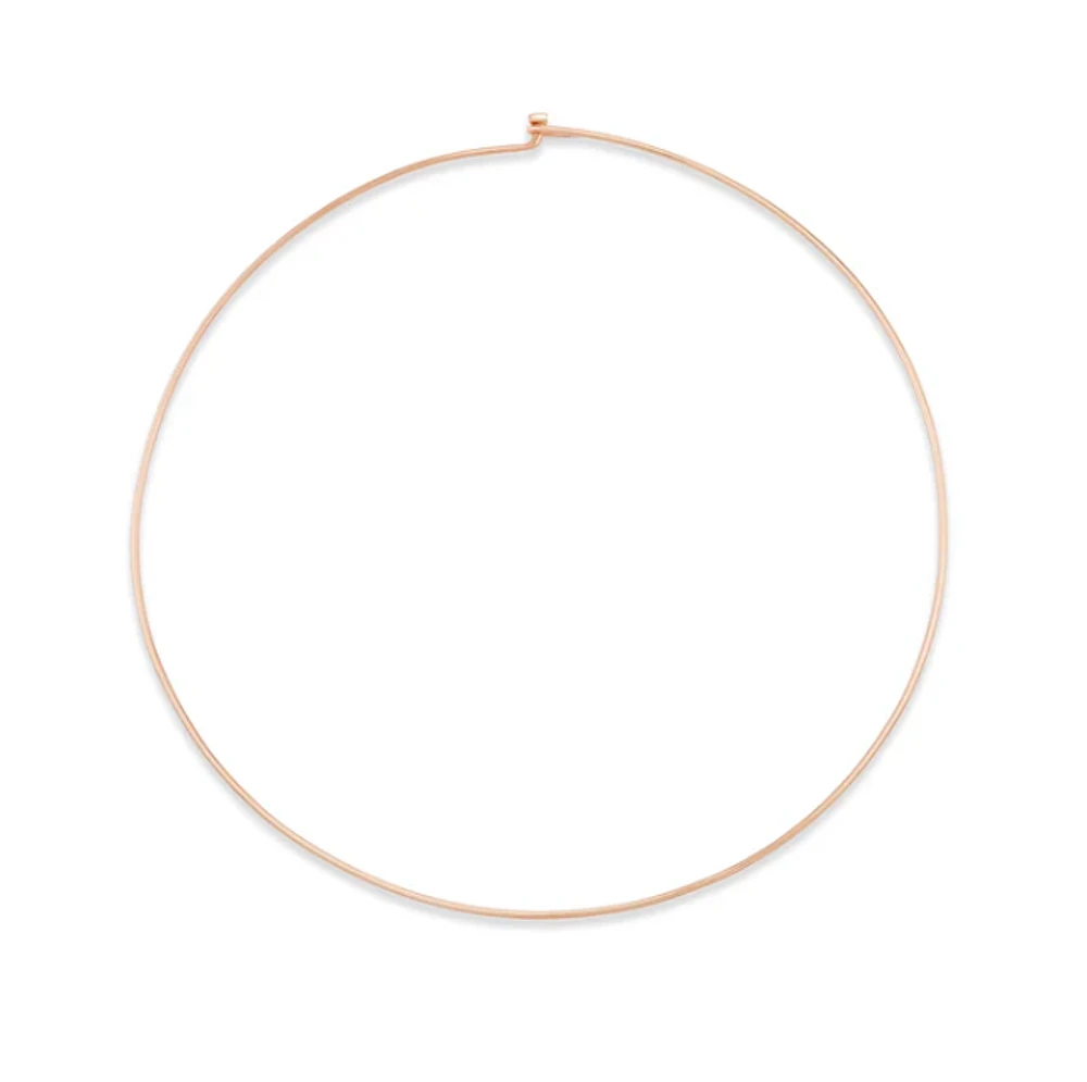 Wave Wire Necklace 16"