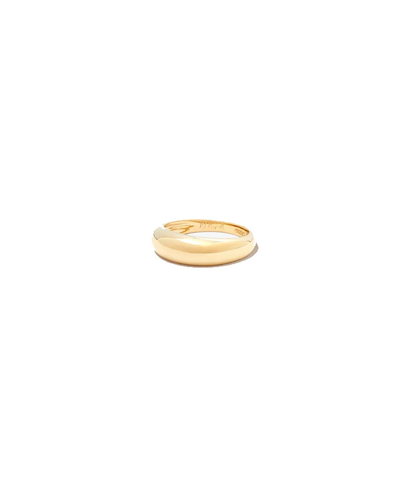 Smooth Gold Dome Ring