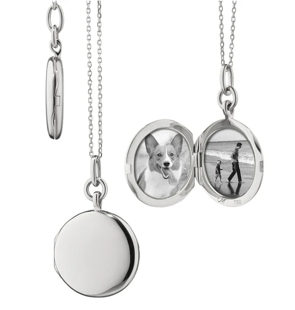 Slim "Quinn" Locket Necklace
