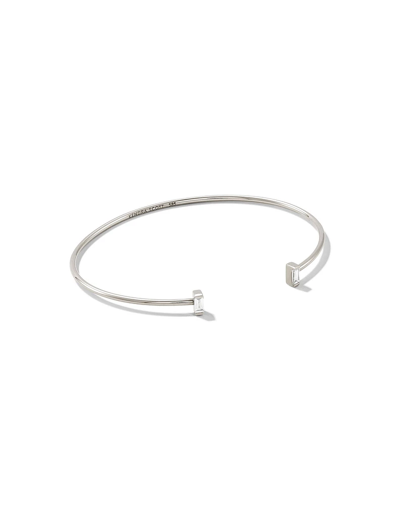 0.19 ct Isabella 14k Yellow Cuff Bracelet White Diamond