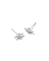 0.17 ct Stella 14k Yellow Gold Stud Earrings in White Diamond