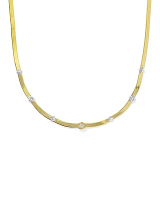 Virginia Sterling Silver Chain Necklace White Topaz