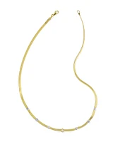 Virginia Sterling Silver Chain Necklace White Topaz