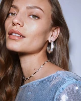 Holland Silver Strand Necklace in White CZ