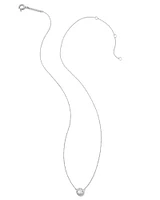 ct Lab Grown White Diamond Audrey Pendant Necklace in 14k White Gold