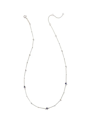 Michelle 14k Yellow Gold Strand Necklace Emerald