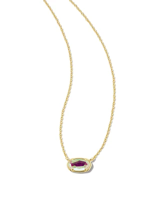 Grayson Gold Pendant Necklace Ivory Mother-of-Pearl