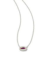 Grayson Silver Pendant Necklace Platinum Drusy