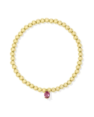 Cailin Gold Stretch Bracelet in Ivory Mother-of-Pearl