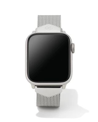 Mia Mesh Watch Band Silver Stainless Steel