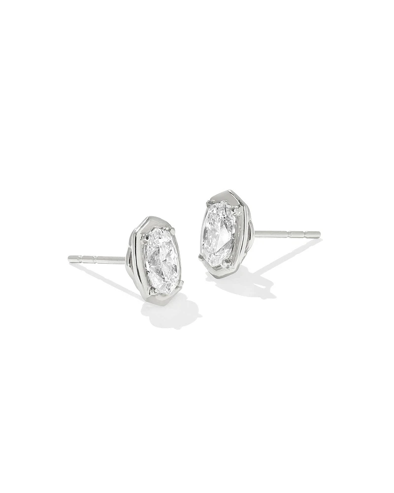 ct Lab Grown White Diamond Custom Elisa Stud Earrings 14k Gold