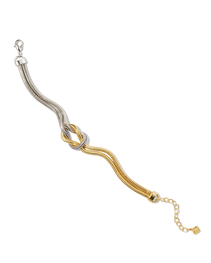 Annie Chain Bracelet in Mixed Metal