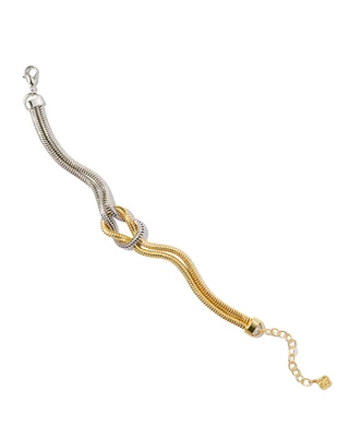 Annie Chain Bracelet in Mixed Metal