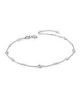 0.12 ct Michelle 14k Yellow Gold Delicate Bracelet White Diamond