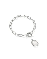 Daphne Silver Link and Chain Bracelet