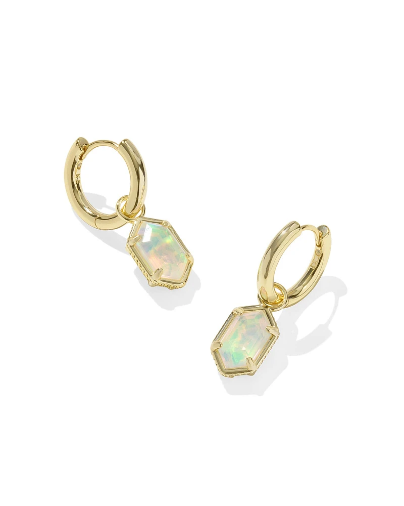 Hallie Gold Huggie Earrings