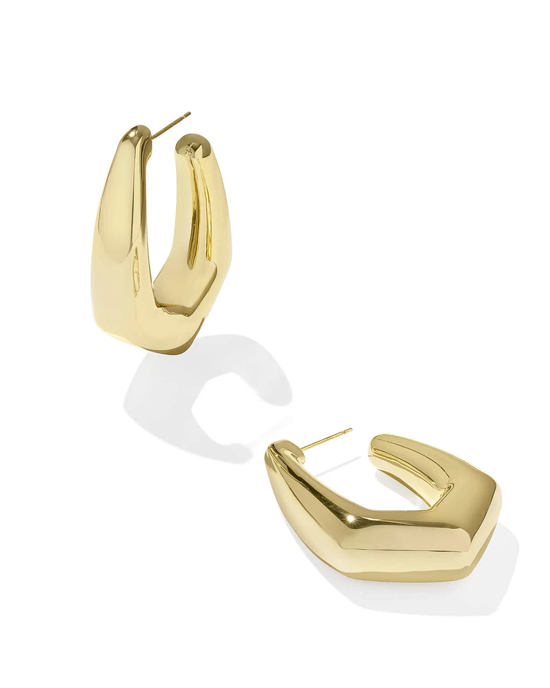 Kaia Silver Hoop Earrings
