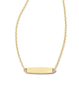 Tinsley Sterling Silver Pendant Necklace White Topaz