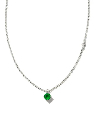 Maisie Sterling Silver Pendant Necklace Peridot