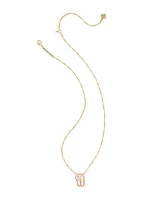 Ballet Gold Short Pendant Necklace