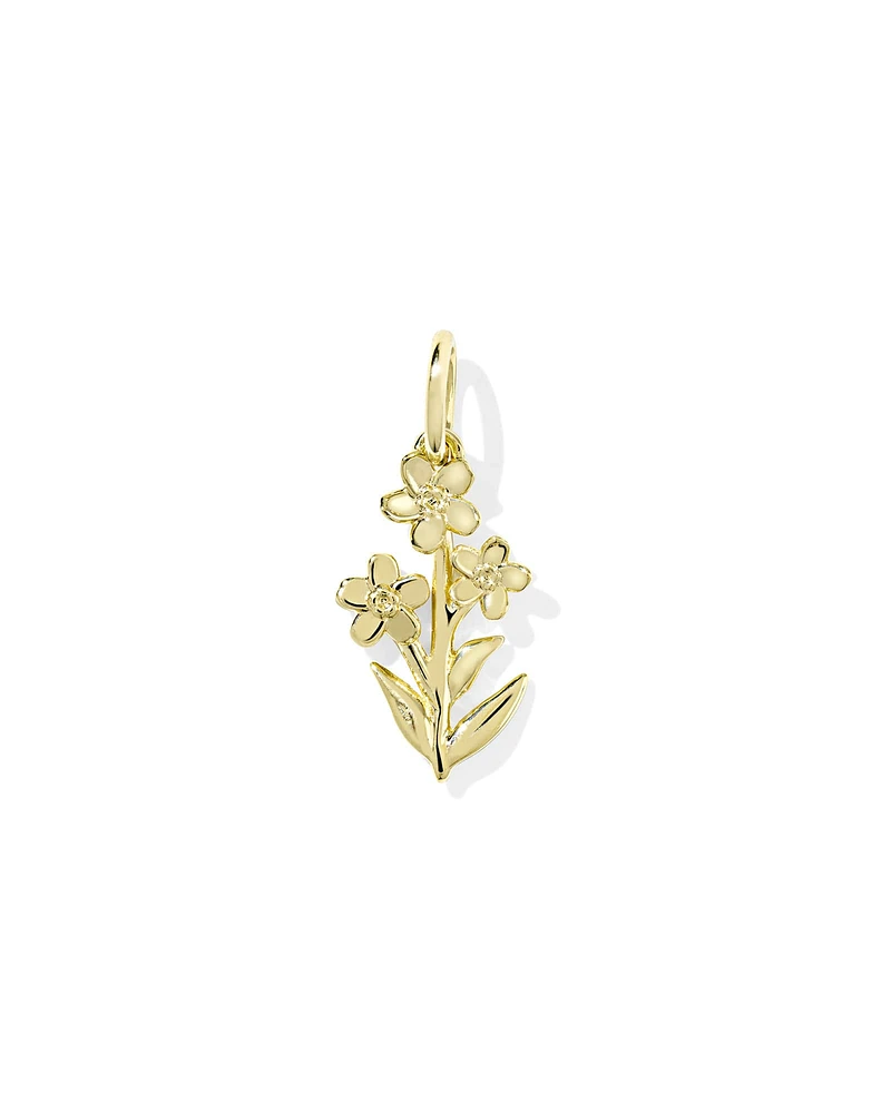 Lilah 18k Gold Vermeil Flower Charm