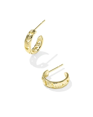 Miranda Sterling Silver Huggie Earrings