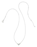 Tyler 14k White Gold Pendant Necklace in White Diamond
