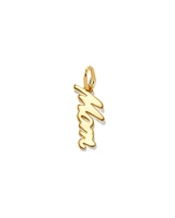 Mom Charm in 18k Gold Vermeil