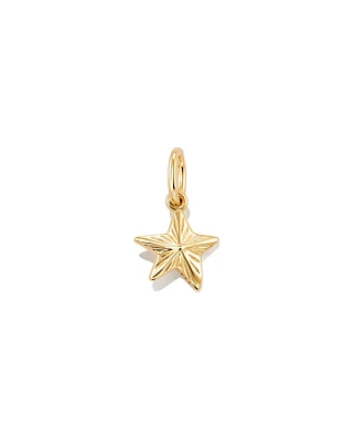 Star Charm in 18k Gold Vermeil