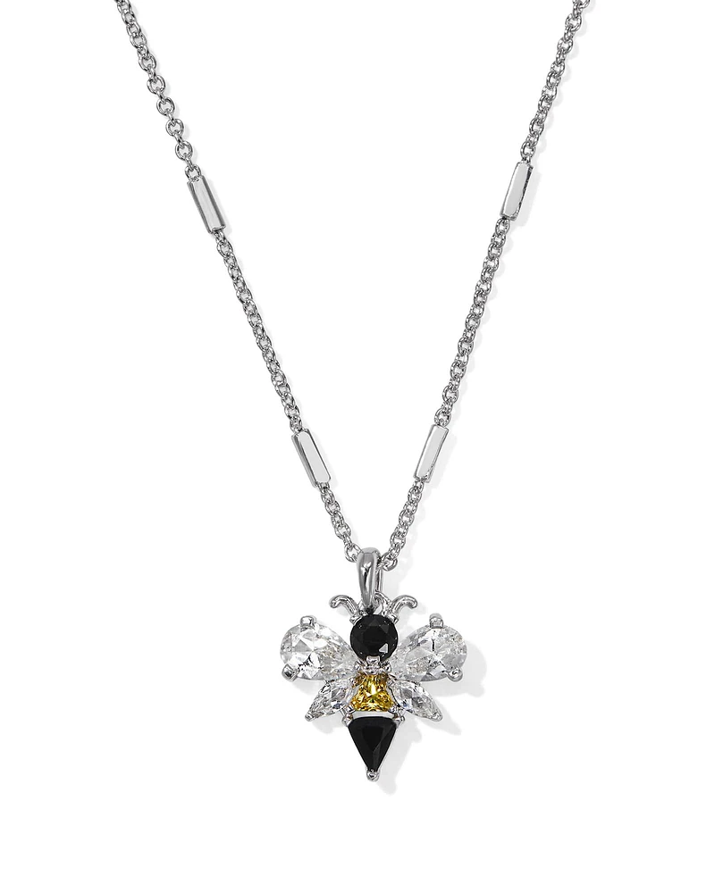 Bee Gold Short Pendant Necklace